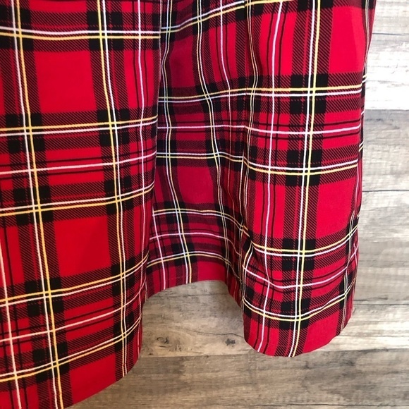 Vintage Northern Traditions  Cottagecore  Red and Black Plaid Skirt Medium - Picture 4 of 8